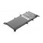 Asus R556LJ-XO161D-12 akkumulátorok 4900 mAh (36 Wh), 4 cikkek Li-polymer 7.4V (7.6V)
