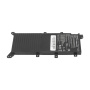 Asus A555LA-XX2064D akkumulátor 4900 mAh (36 Wh), 3 cikkek Li-polymer 11.4V